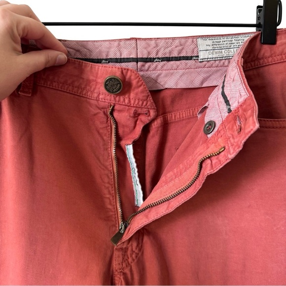 Brioni Jeans Mens 38x30 Terracotta Orange STELVIO Straight Leg Pant Luxury Italy - Picture 10 of 13